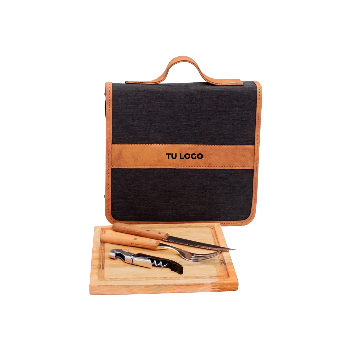 Canasta de Cuero Ovalada 