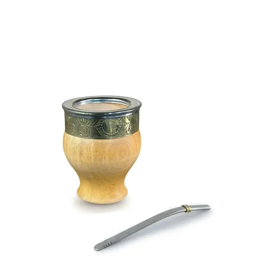 Mate Imperial de Algarrobo Virola Acero