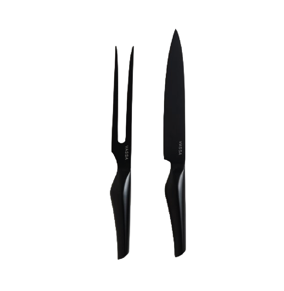 Set x 2 Utensilios Black