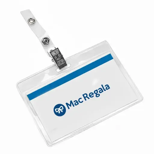 Porta Credencial PVC Cristal